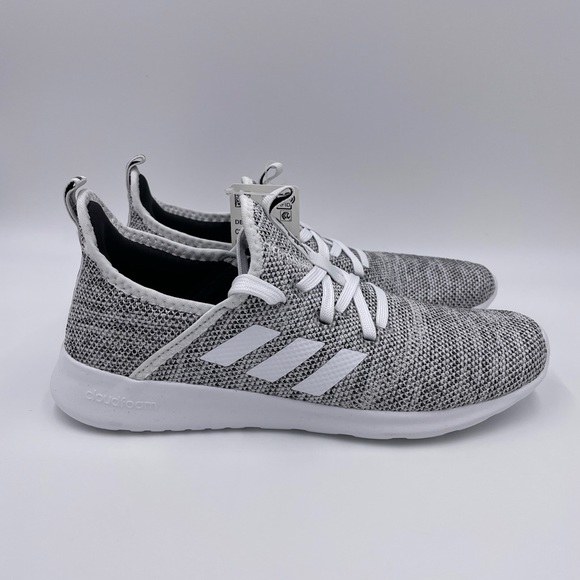 adidas Shoes - Adidas Cloudfoam Pure White / Gray Womens Shoes